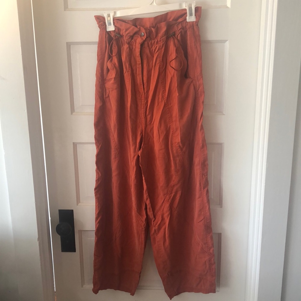 Orange free people pants